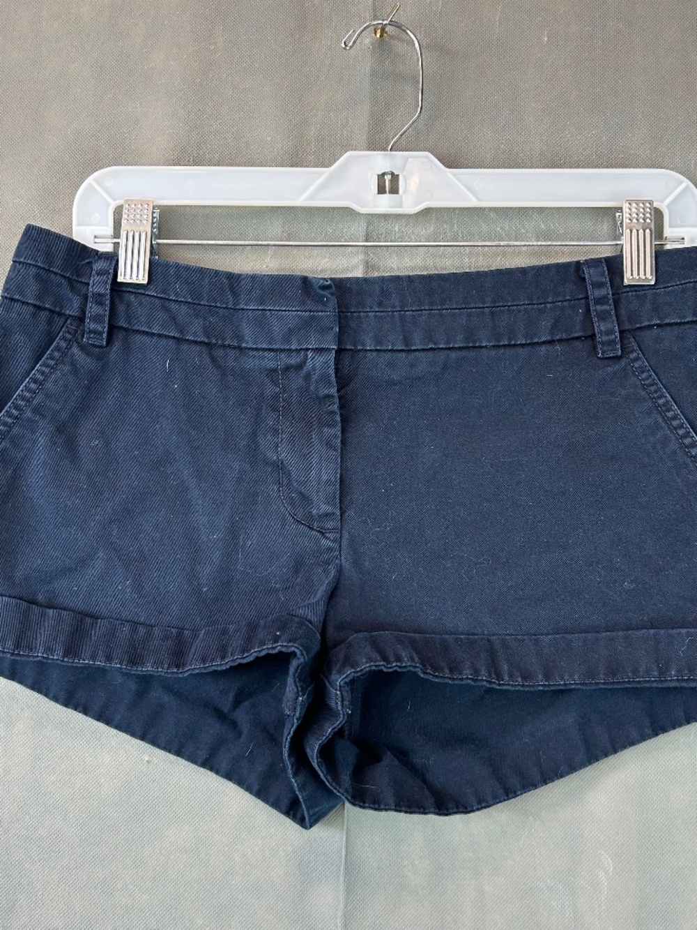 J. Crew Women's Navy Blue Size 6 32w Mid Rise Chino Casual Shorts